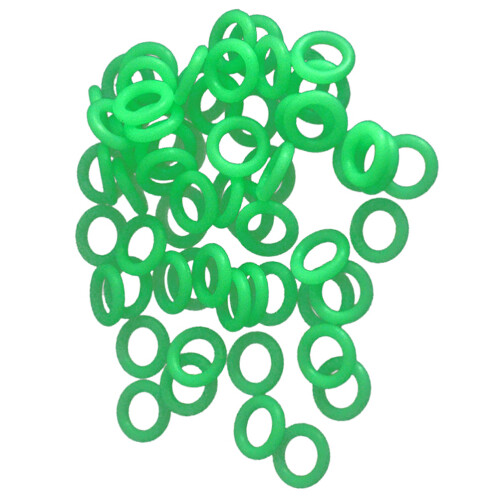 100 leuchtende Ringe für , Ösen und Heringe