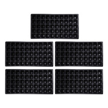 5 Piezas 50 Agujeros Mini Maceta Para Suculentas Y Verduras