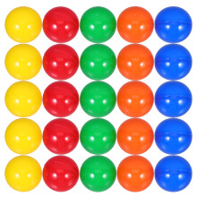 50 Unidades Bolas De Lotería Coloridas Abribles Para Juegos De Mesa