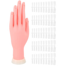 Juego De Mano Falsa Para Práctica De Manicura Y Herramientas