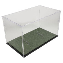 Caja De Exposición Transparente Para Balón De Rugby De Acrílico