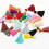 20 borlas miniatura multicolor con anillas para diy joyas 4