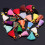 20 borlas miniatura multicolor con anillas para diy joyas 10