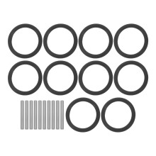 10 Juegos Accesorios Para Destornillador Con Anillo Y Pasador