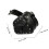2Pcs Black PU Motorcycle Tool Saddlebags for Storage 2