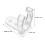 50 uds. clips para luces de cuerda con tornillos, fáciles de 2