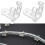 50 uds. clips para luces de cuerda con tornillos, fáciles de 4