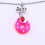 3 Unidades Collar Donut Dibujos Aleación 11