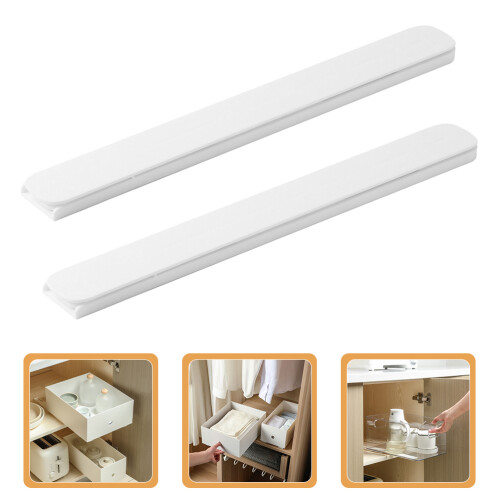 par de correderas plásticas para cajones de muebles y 2