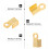 Kit 500 abrazaderas para , cordones, accesorios joyas 8