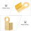 Kit 500 abrazaderas para , cordones, accesorios joyas 9