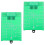 2 plaques cibles pour laser vert avec support, pour niveau à lignes 1