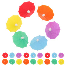 24 pièces marqueurs de verre parasol pour vin cocktail