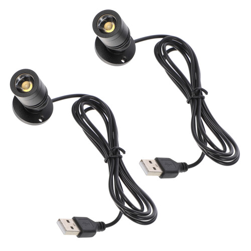 2 pièces spot LED intérieur USB pour placard