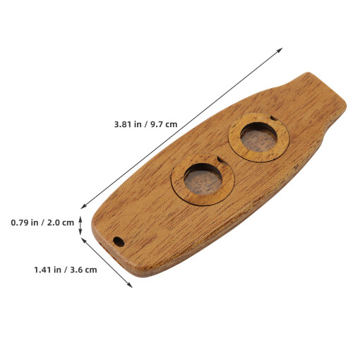 kazoo en bois avec diaphragme pour débutant, idéal pour performance 1