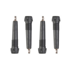 4 embouts caoutchouc rechange pour bâton tungstène,