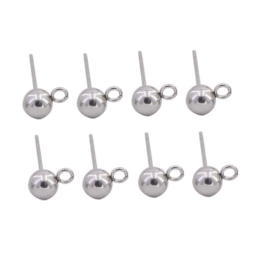20 Pièces Accessoires Étui Acier Inoxydable Perles Boucles