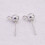 20 Pièces Accessoires Étui Acier Inoxydable Perles Boucles 8