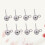 20 Pièces Accessoires Étui Acier Inoxydable Perles Boucles 5