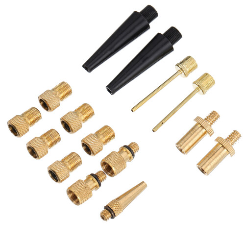 kit d'embouts aiguilles 15 pièces pour gonfleur