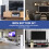 support de montage en fer pour enceinte, socle de remplacement 8