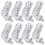 8 Pièces Support D'Angle En Inoxydable Équerre De Coin Fixation 1