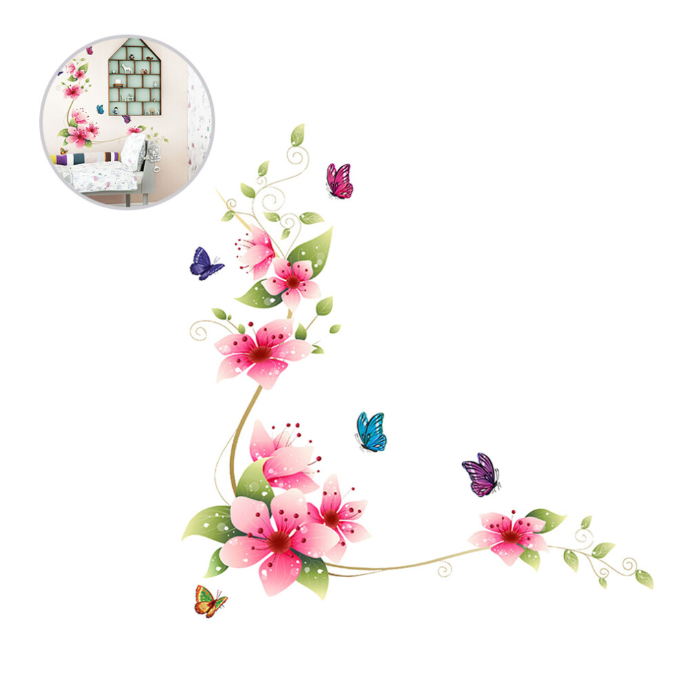 Iplusmile Wall Sticker Flower Self-Adhesive Removable Wallpaper For Room Decor
