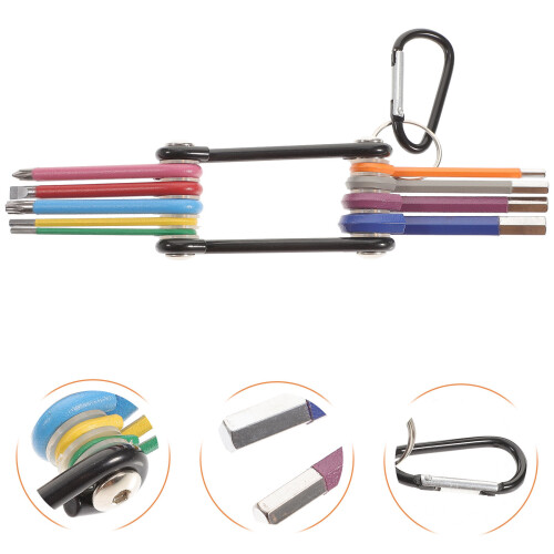 1 Set Clé Allen Pliante Outil Réparation Pour 2