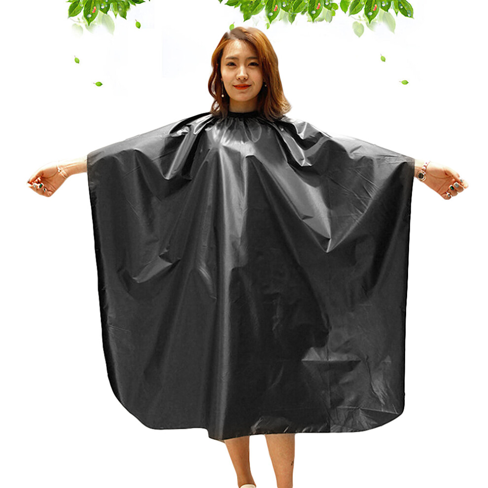Villcase Black Waterproof Hairdressing Cloak Barber Cape For Salon Use