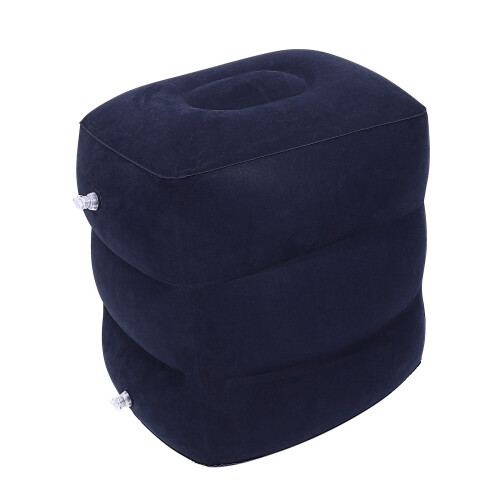 Ergonomic Travel Foot Pillow Blue 1 Set
