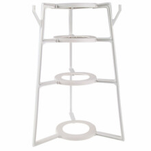 4 Tier Plastic Storage Rack Light Duty Shelf Unit Kitchen Storage Rack