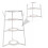 4 Tier Plastic Storage Rack Light Duty Shelf Unit Kitchen Storage Rack 9