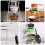 4 Tier Plastic Storage Rack Light Duty Shelf Unit Kitchen Storage Rack 10
