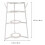 4 Tier Plastic Storage Rack Light Duty Shelf Unit Kitchen Storage Rack 3