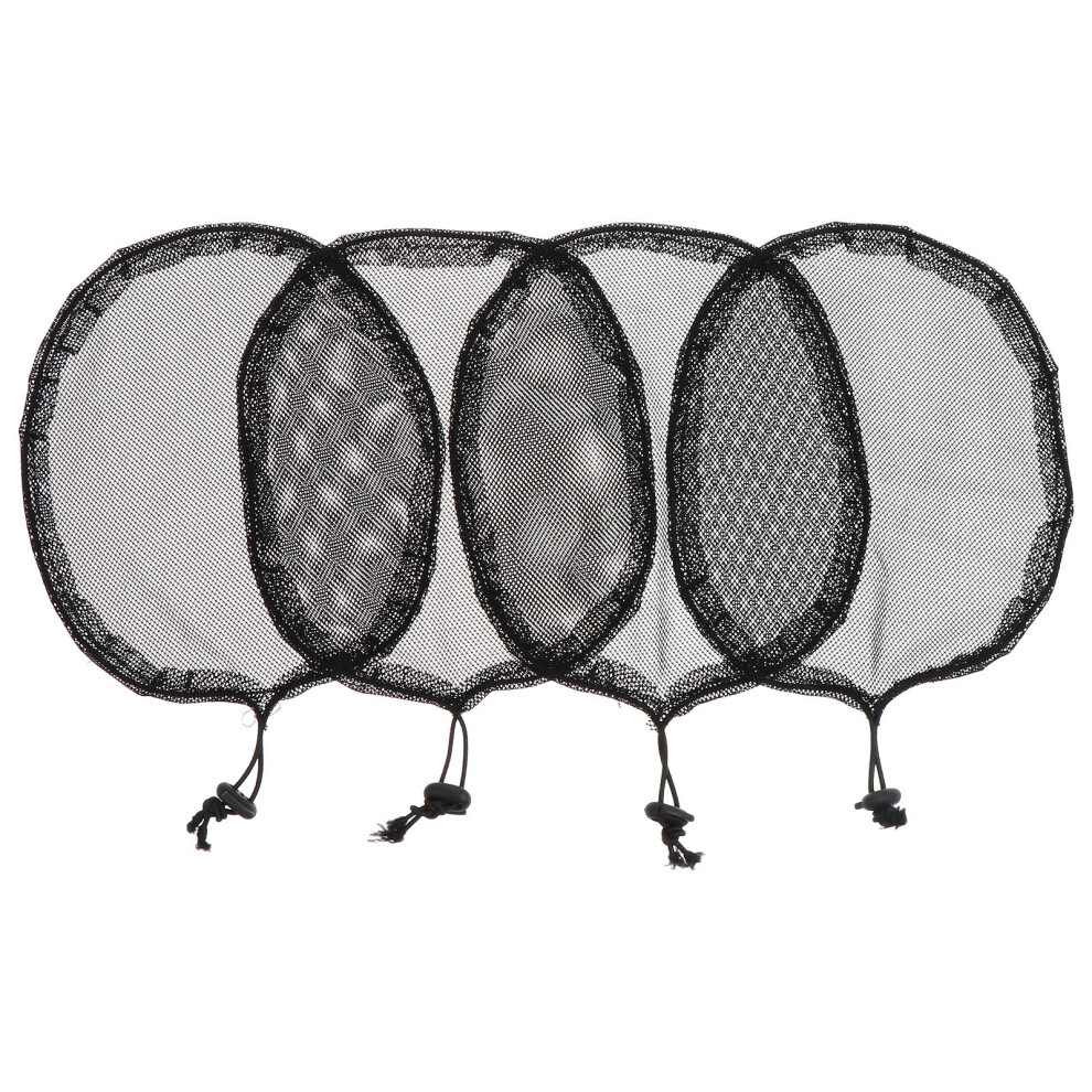 Villcase Unisex 4Pcs Women Ponytail Hairnets Stretchy Hair Bun Hair Wig Making Tool
