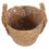 1Pc Home Decor Retro Storage Straw Flowerpot Multipurpose Planter 16Cm 1