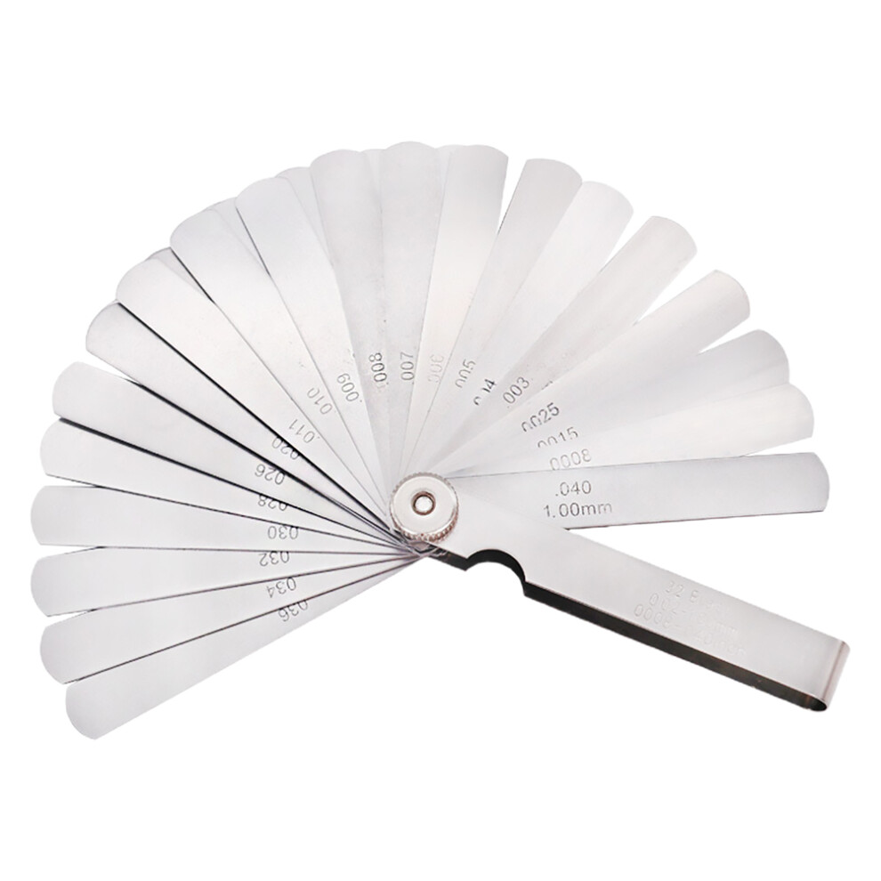 Stainless Steel Feeler Gauge Metric Imperial Measuring Tool 3397572356022