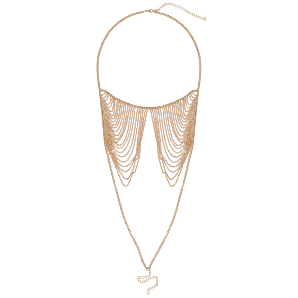 Fringed Chain Body Chain Accessories (Golden)-image-OPC-PMKVMJD-NEW