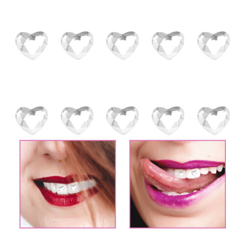 10 Pezzi Denti Gioielli Per Nails 1