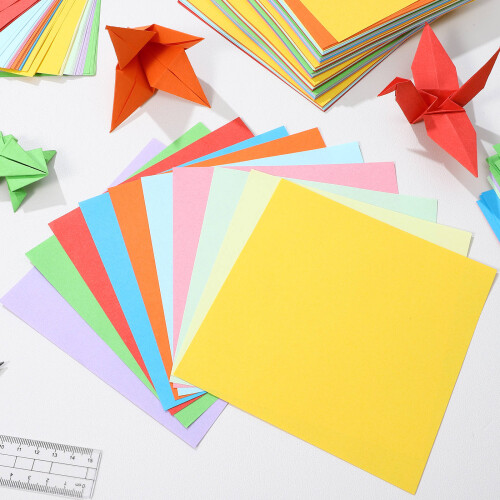 100 fogli carta pastello per origami e 2