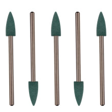 5 punte lucidatura 4 mm, teste rettifica verde, 2,35 mm
