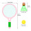 set racchette tennis + badminton, kit esterni 2