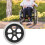 8 Zoll Rollstuhl Vorderräder Behinderte TPR Räder 12