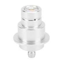 CO2-Adapter aus Aluminiumlegierung, 0,3 Zoll, Schnellverschluss, verschleißfest, silber