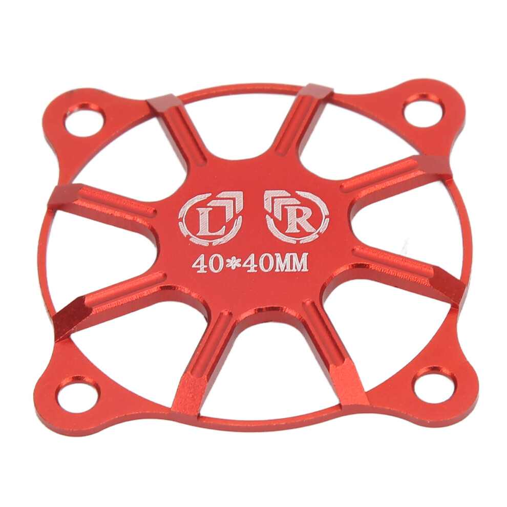 40X40mm Aluminium Rc Cooling Fan Cover For Esc Motor Red 4921357103168