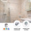 4Pcs Copper Shower Flow Limiters Set Assorted Color for Shower Head 11