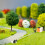 mini grasmaaier model pvc pop decoratie tuinaccessoire 8