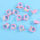 12 Stuks Pvc Kinder Ringen Schattige Sieraden 11