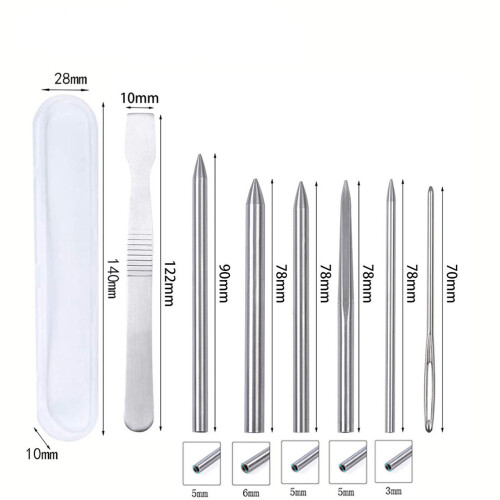 7 In 1 Paracord Stitching Needle Set For Lacing Weaving 1