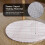 Rug Fabric Making Embroidery Fabric Cloth White 1pc 10